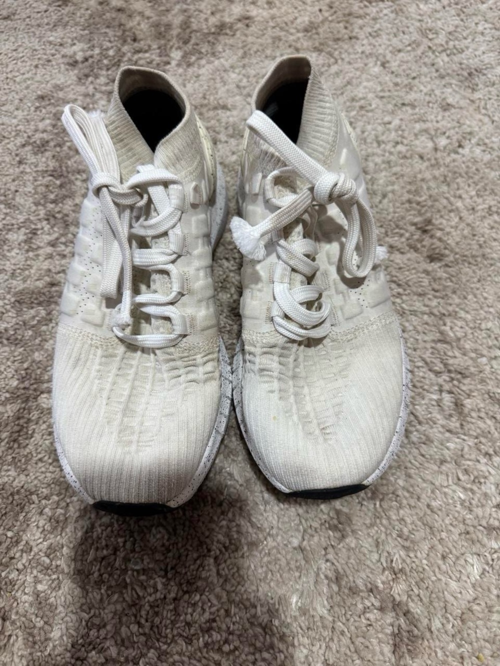 Under Armour Women's White Knit Athletic Sneakers